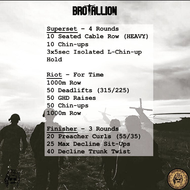 Featured Workout: RIOT
