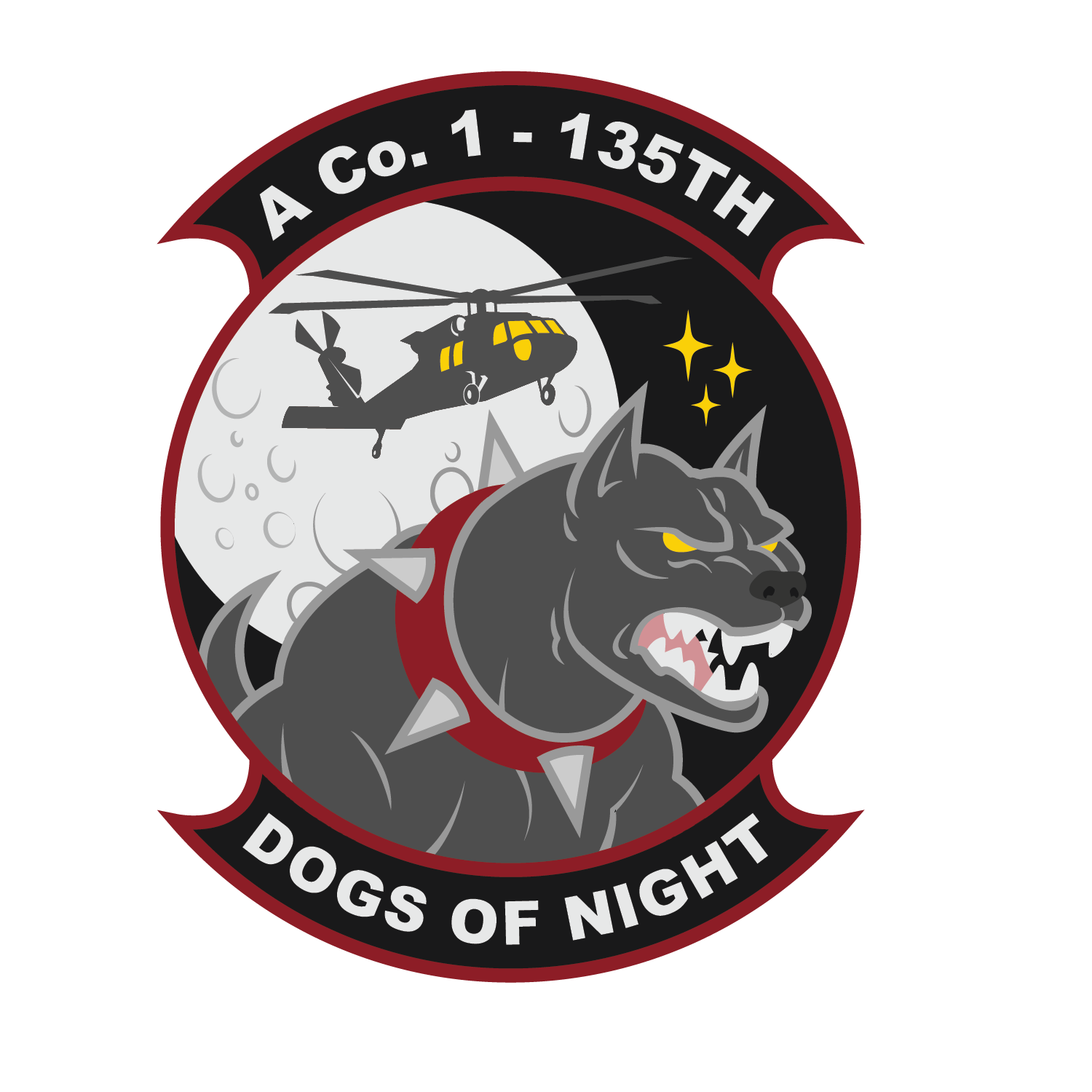 A Co, 1-135th AHB "Dogs of Night"