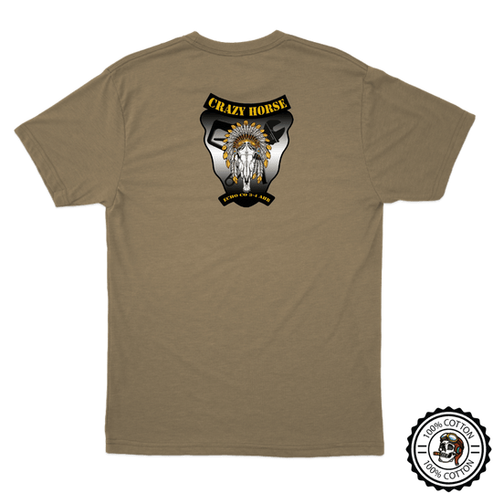 E Co, 3-4 AHB "Crazy Horse" Tan 499 T-Shirt