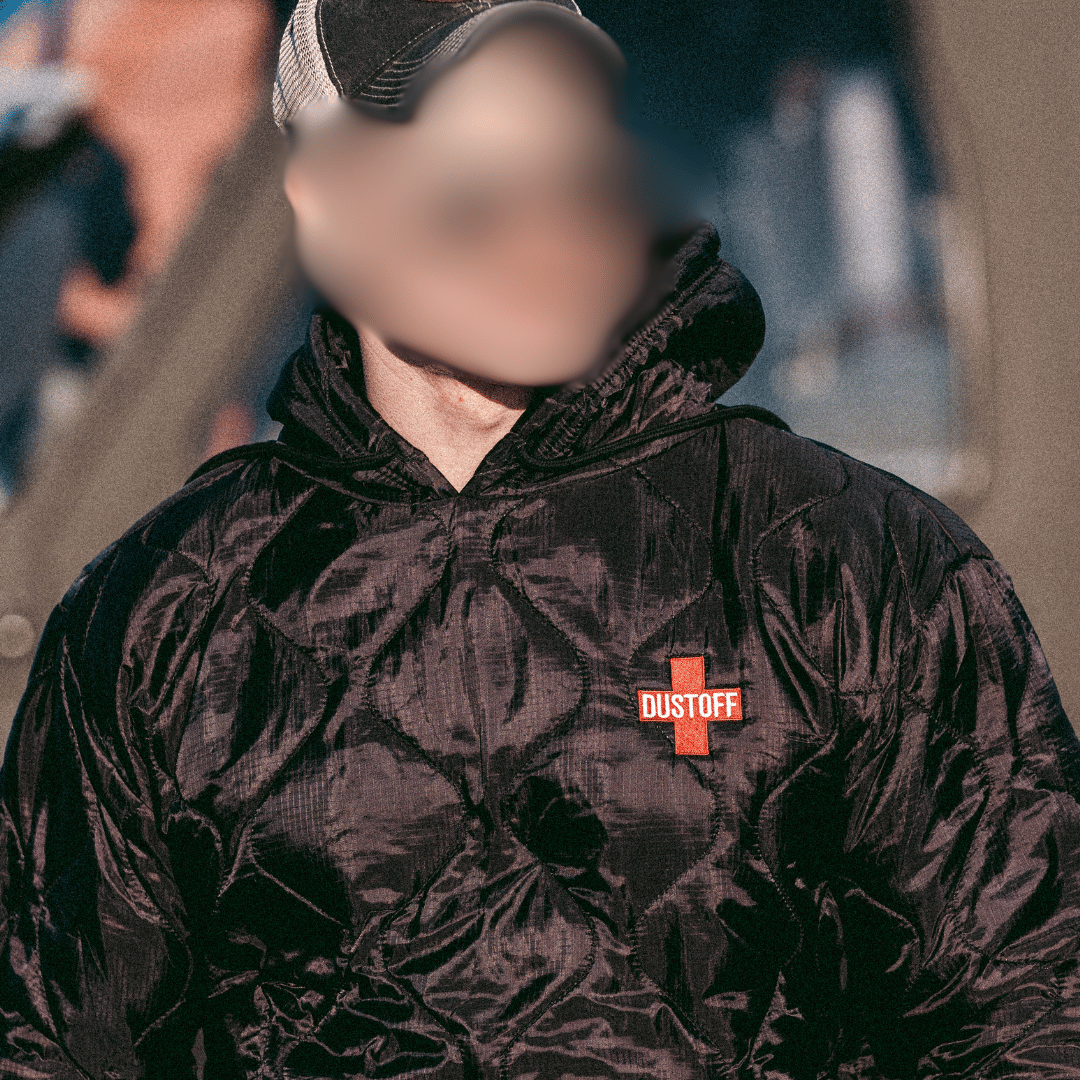 Dustoff Field Hoodie Embroidery