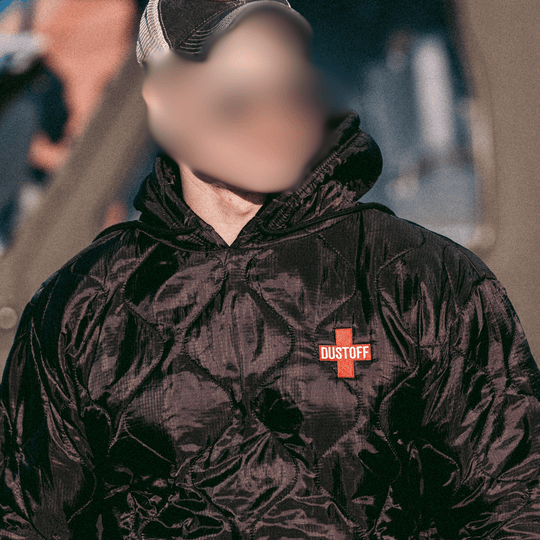 Dustoff Field Hoodie Embroidery