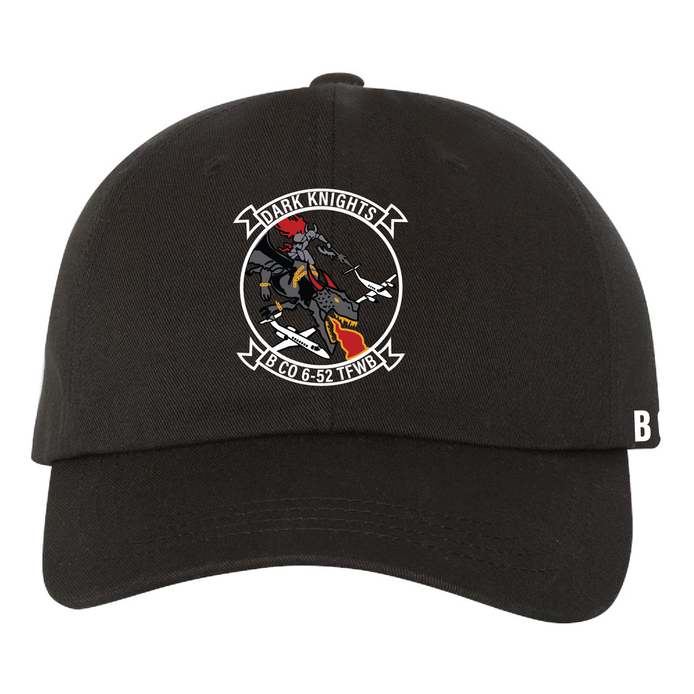 B Co, 6-52 TFWB (FRONT LOGO ONLY) Embroidered Hats