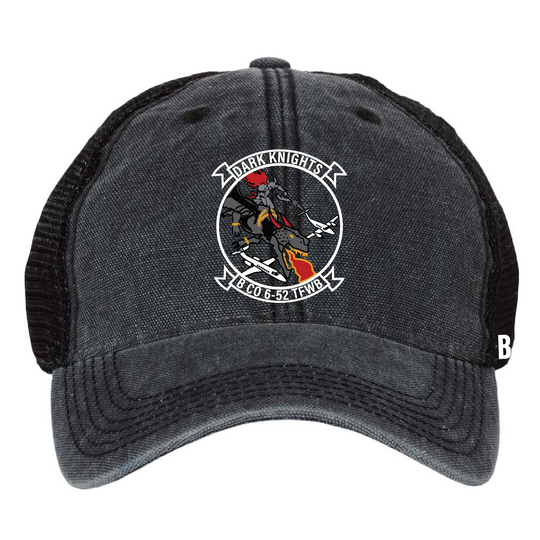 B Co, 6-52 TFWB (FRONT LOGO ONLY) Embroidered Hats