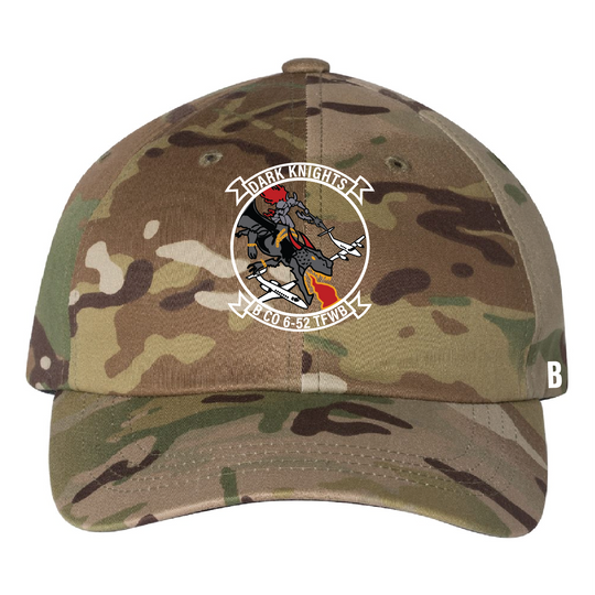 B Co, 6-52 TFWB (FRONT LOGO ONLY) Embroidered Hats