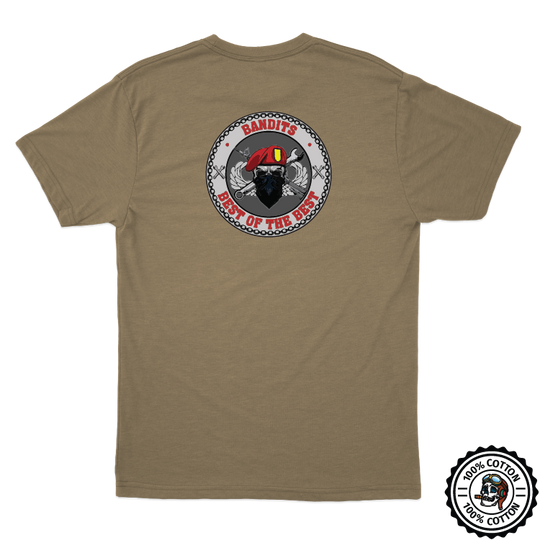 B Co, 173rd BSB "Bandits" Tan 499 T-Shirt