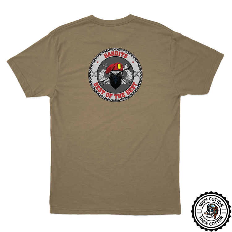 B Co, 173rd BSB "Bandits" Tan 499 T-Shirt