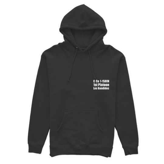 1st PLT, C Co, 1-158 IN "Bandidos" Hoodies