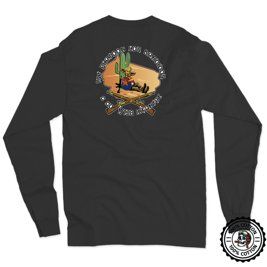 1st PLT, C Co, 1-158 IN "Bandidos" Long Sleeve T-Shirt