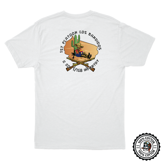1st PLT, C Co, 1-158 IN "Bandidos" T-Shirts