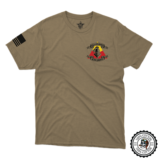 B Co, 2-13th AVN REG "Black Knights" Tan 499 T-Shirt
