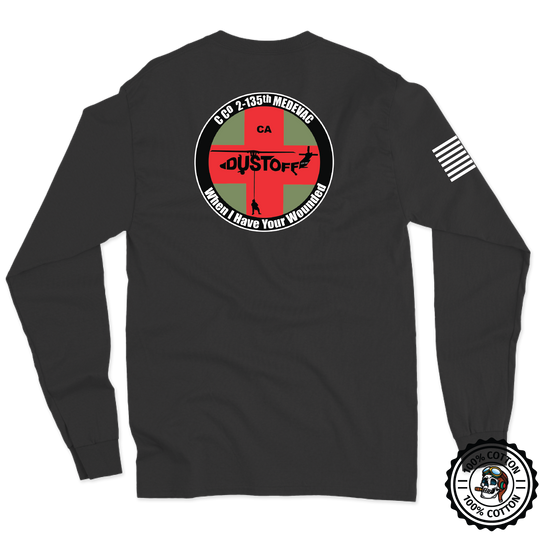 C Co, 2-135 GSAB DUSTOFF Long Sleeve T-Shirt