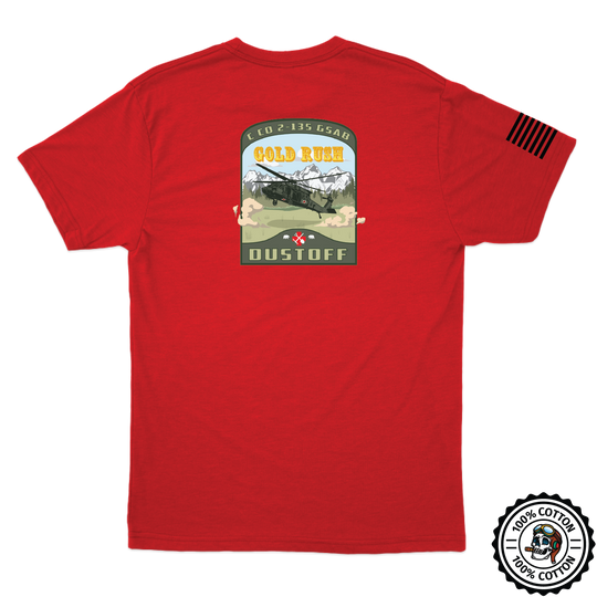 C Co, 2-135 GSAB "Gold Rush Dustoff" T-Shirts
