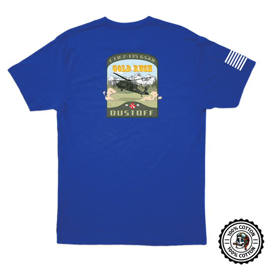 C Co, 2-135 GSAB "Gold Rush Dustoff" T-Shirts