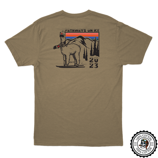 C Co, 2-3 GSAB "Combat Llamas" Pathways Tan 499 T-Shirt