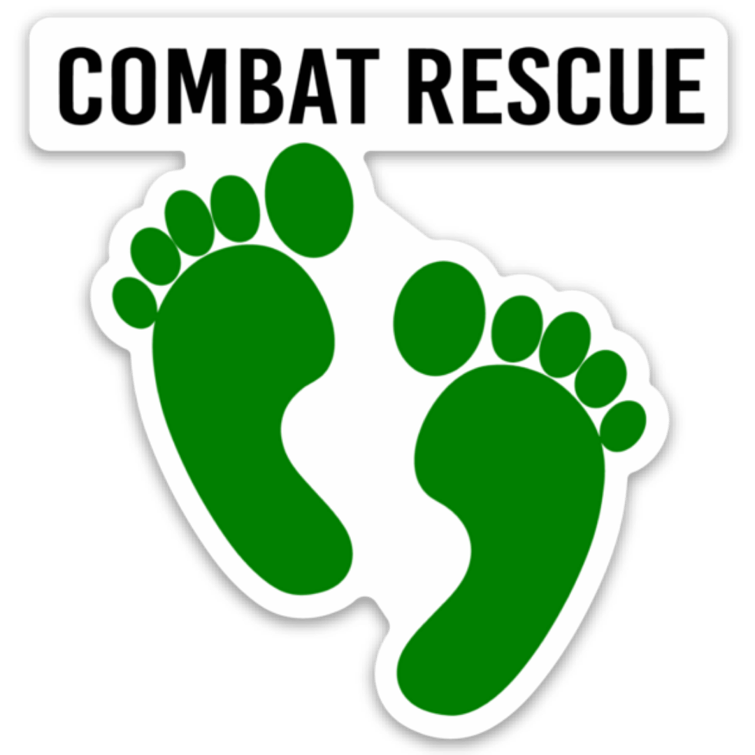 Combat Rescue Sticker