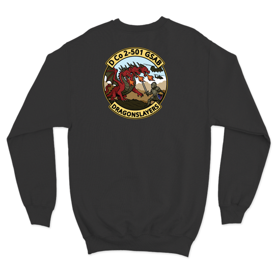 D Co, 2-501 GSAB "Dragon Slayers" Crewneck Sweatshirt