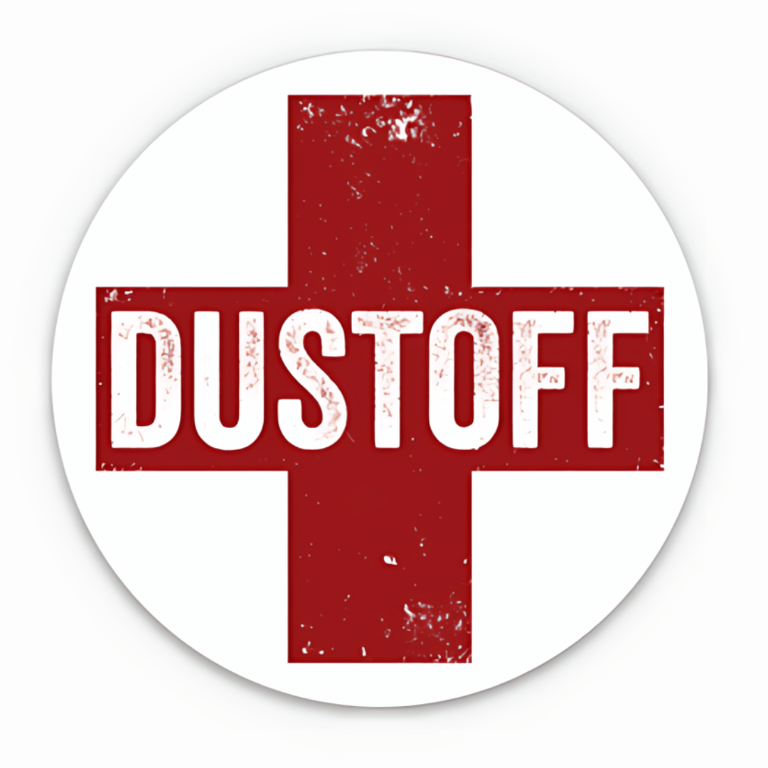 DUSTOFF Sticker Ten Pack