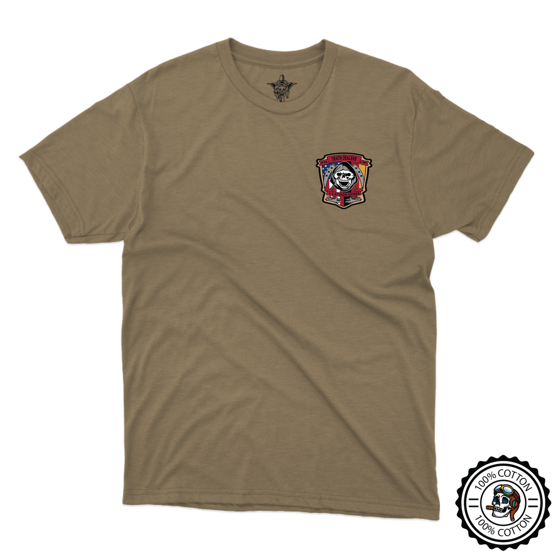 D Co, 1-3 AB "Death Dealers" V2 Flight Approved T-Shirt