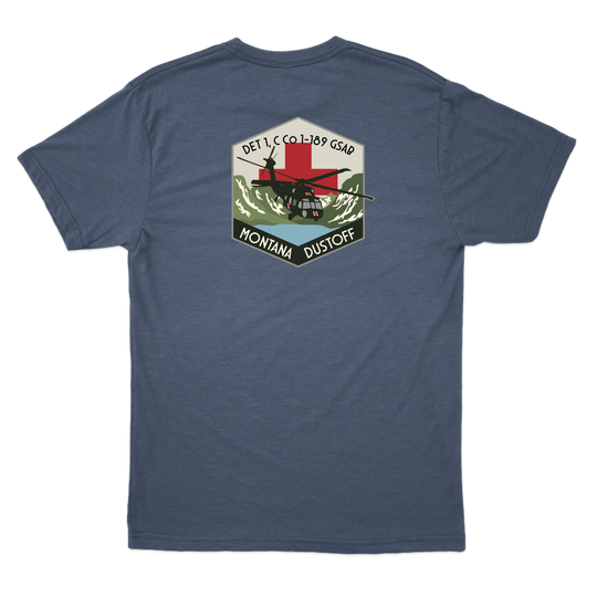 Det 1, C Co, 1-189 GSAB "Montana Dustoff" T-Shirts