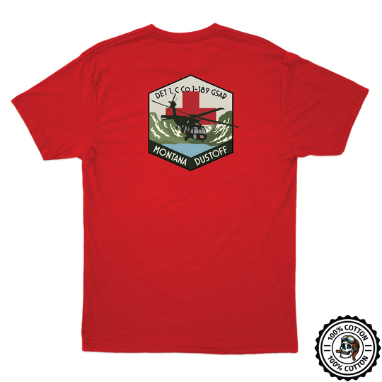 Det 1, C Co, 1-189 GSAB "Montana Dustoff" T-Shirts