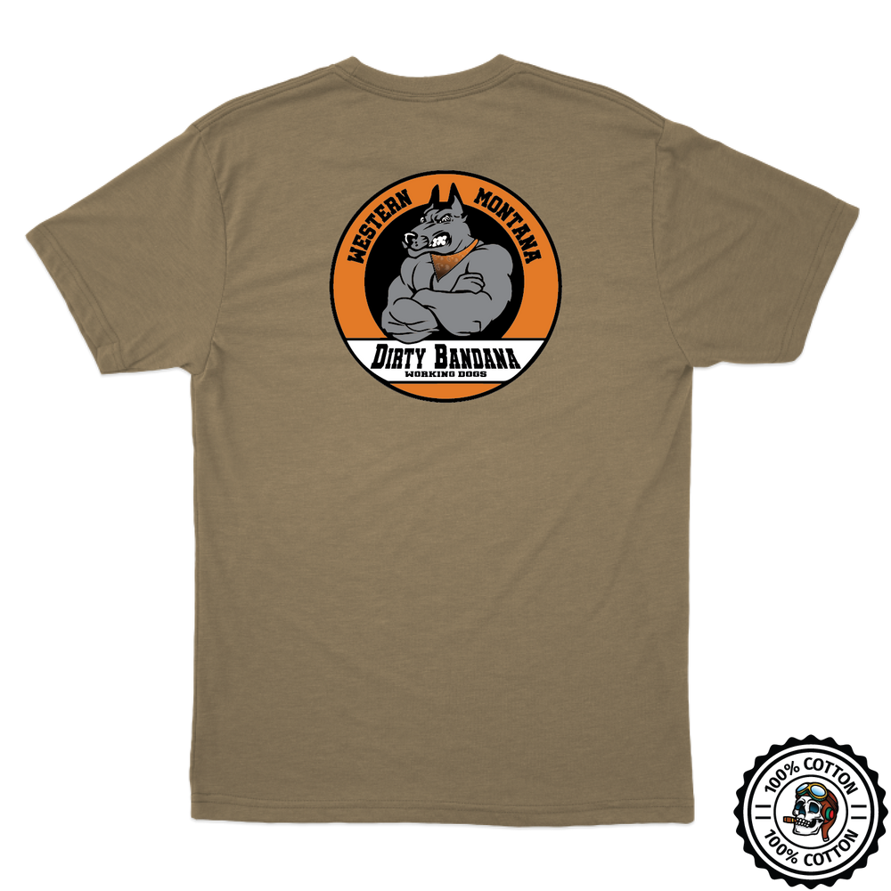 Dirty Bandana Working Dogs Tan 499 T-Shirt