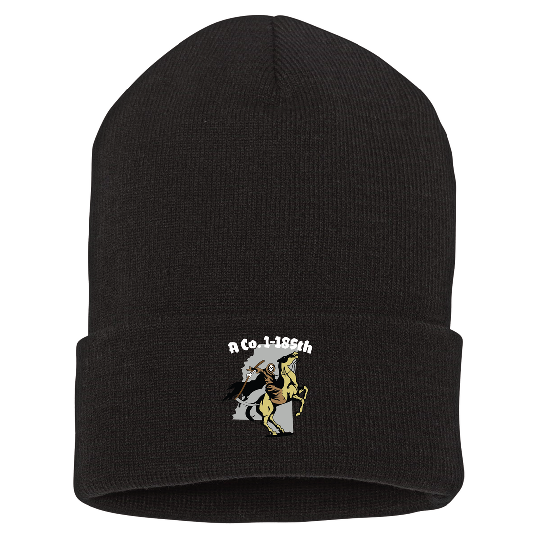 A Co, 1-185 AHB "Pale Horse" Beanies