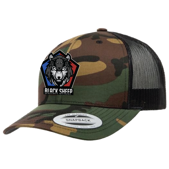 B Co, 12th AVN BN "Black Sheep" Embroidered Hats