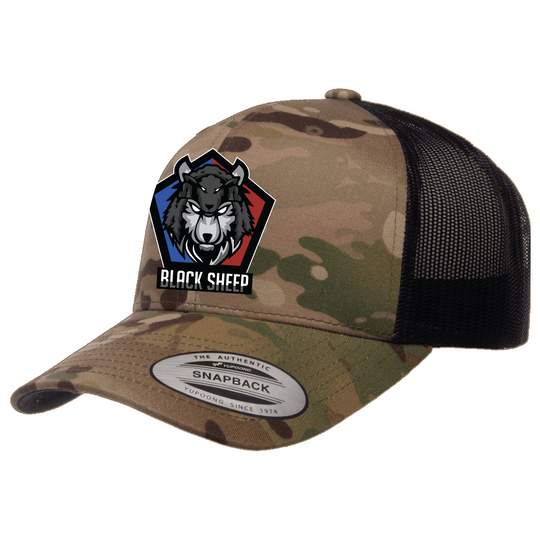 B Co, 12th AVN BN "Black Sheep" Embroidered Hats