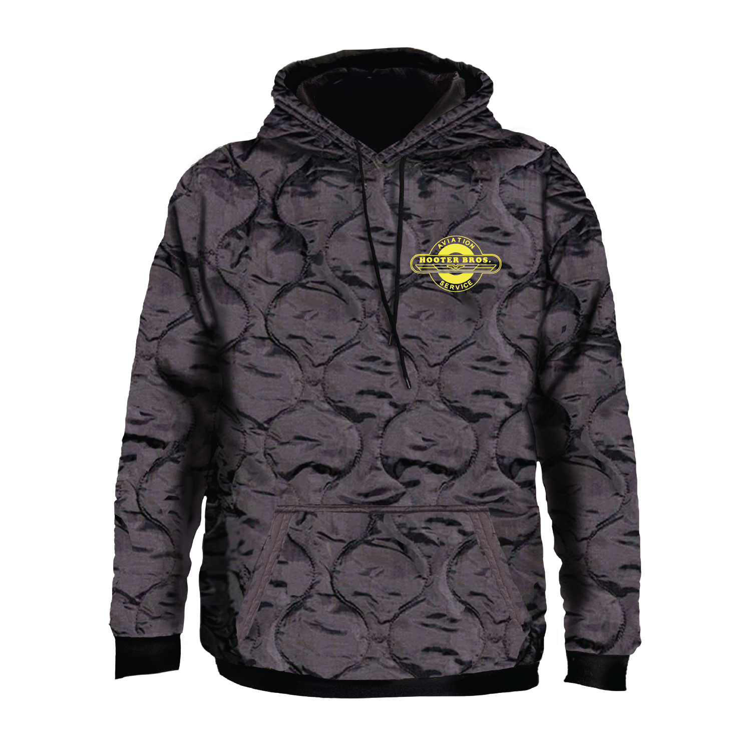 D CO 1 160th SOAR A Hooter Bros Black Woobie Hoodie