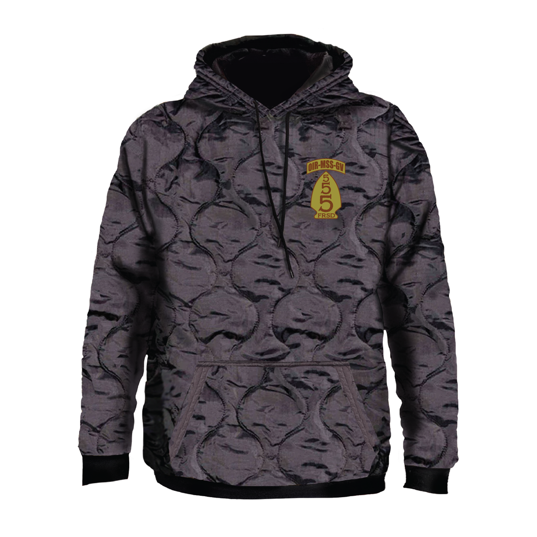 555th FRSD Field Hoodie Embroidery