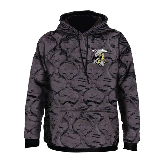 A Co, 1-185 AHB "Pale Horse" Field Hoodie Embroidery