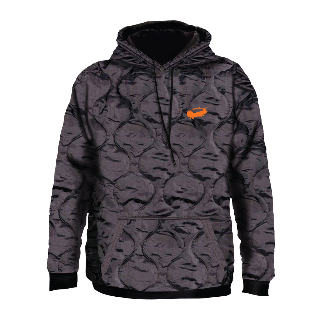 B Co, 1-52 GSAB "Sugar Bears" Field Hoodie Embroidery (Orange Logo)