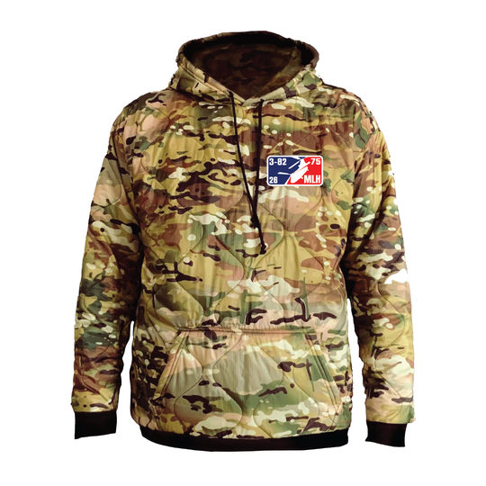 B Co, 3-82 "Flippers" Field Hoodie Embroidery