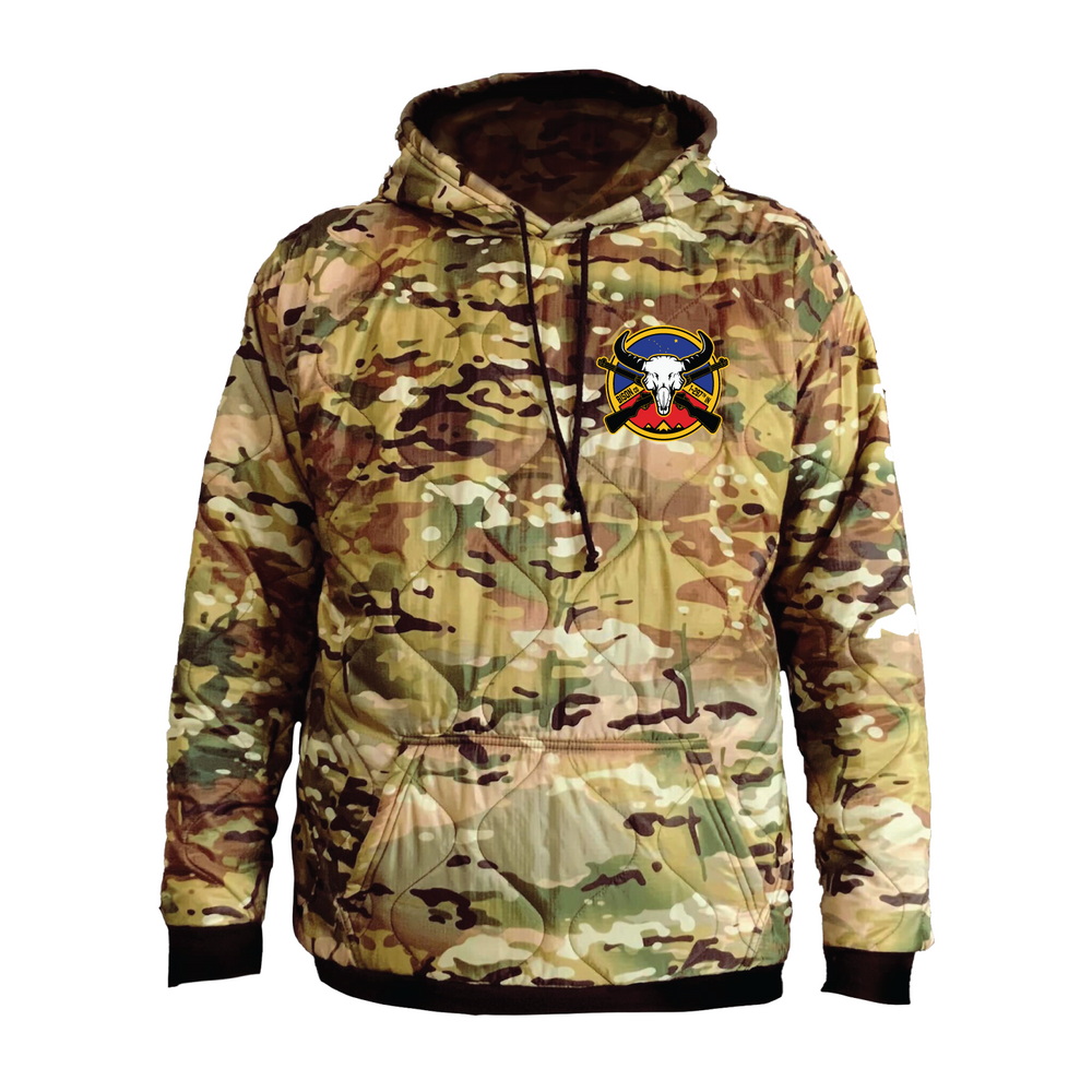 B Co, 1-297th IN BN V2 Woobie Hoodie Embroidery