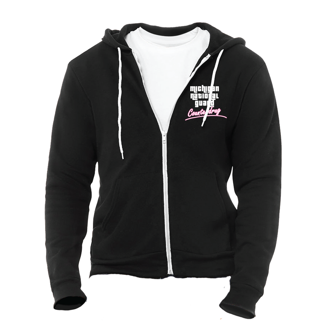 MI ARNG Counter Drug Full-Zip Hoodie