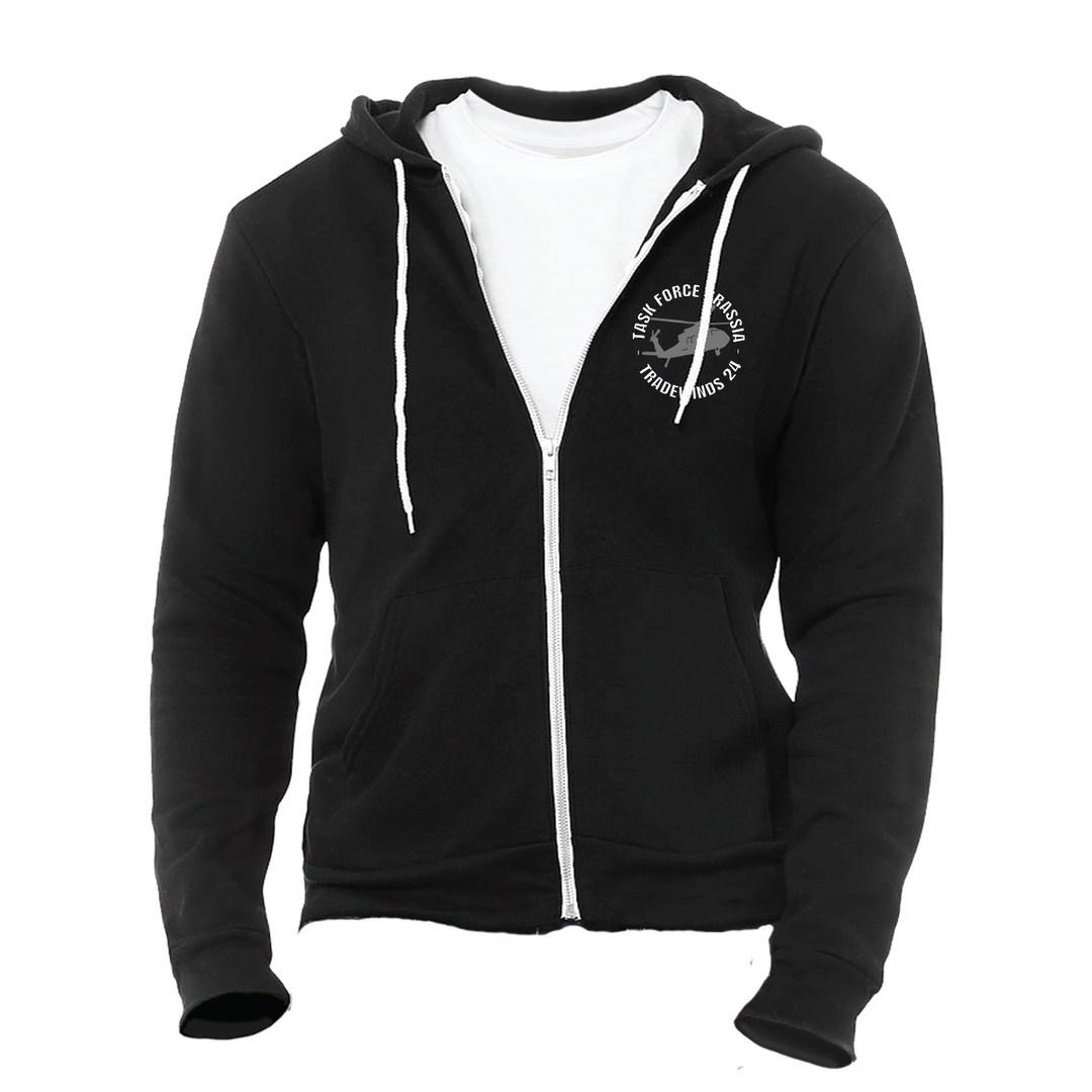 A Co 3-142 AHB “Raven” / Task Force Grassia Full-Zip Hoodie