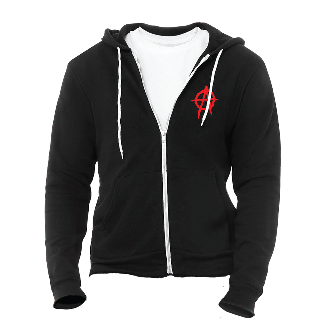 A Co, 1-10 AB “Pitch Black” Full-Zip Hoodie