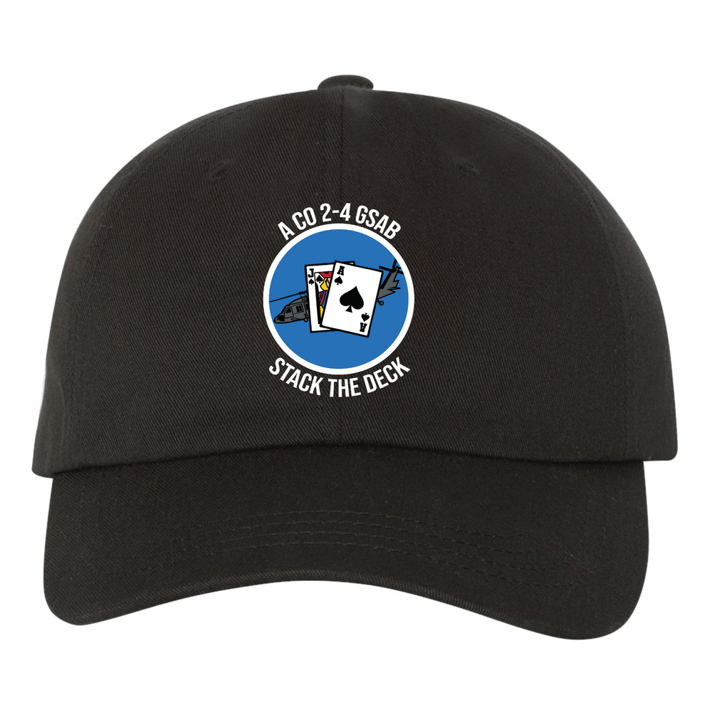 A Co, 2-4 GSAB "Blackjacks" Embroidered Hats