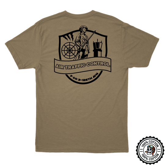 F Co, 3-126th AVN Minute Man Tan 499 T-Shirt