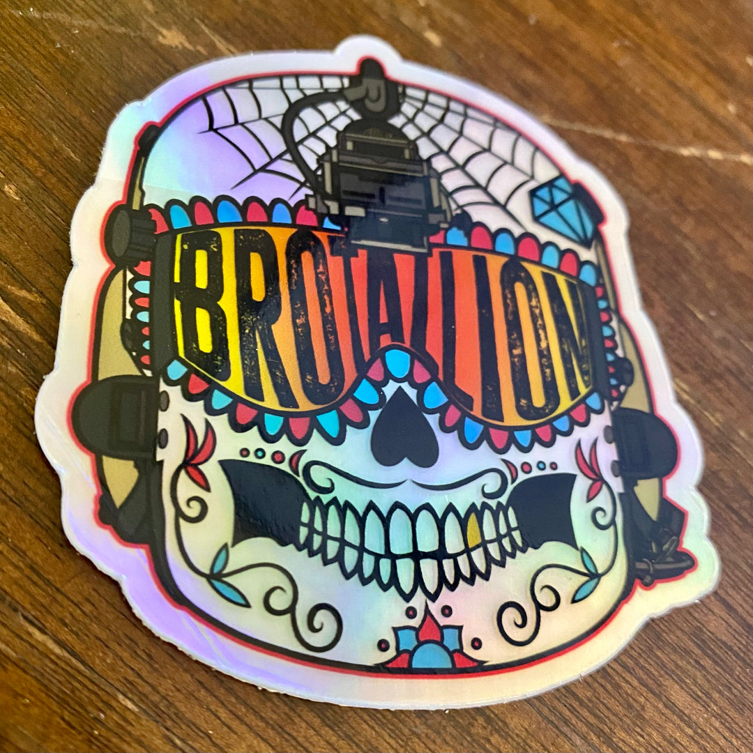 Santana Candy Skull Sticker