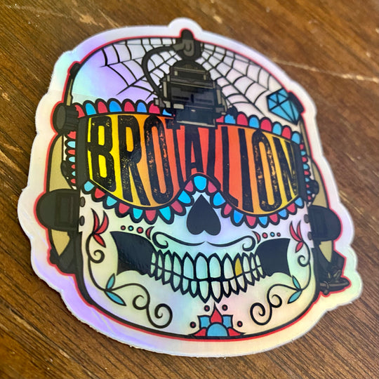 Santana Candy Skull Sticker