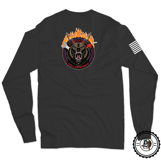 E Co, 1-25 AB "Grizzlies" Long Sleeve T-Shirt