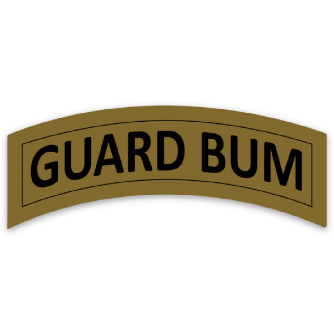 Guard Bum Sticker