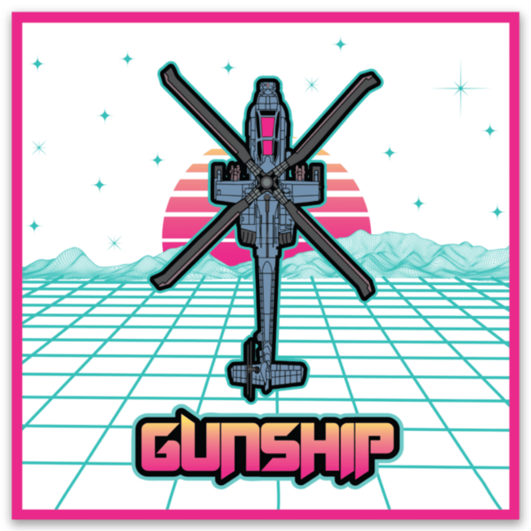 Gunship Sticker