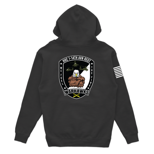 HHC, 1-14th AVN REG "Warhawks" Hoodies