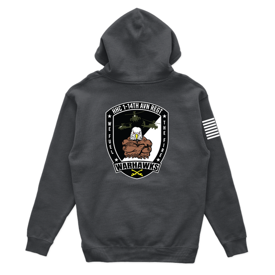 HHC, 1-14th AVN REG "Warhawks" Hoodies