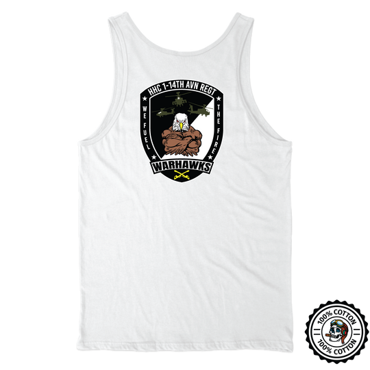 HHC, 1-14th AVN REG "Warhawks" Tank Top