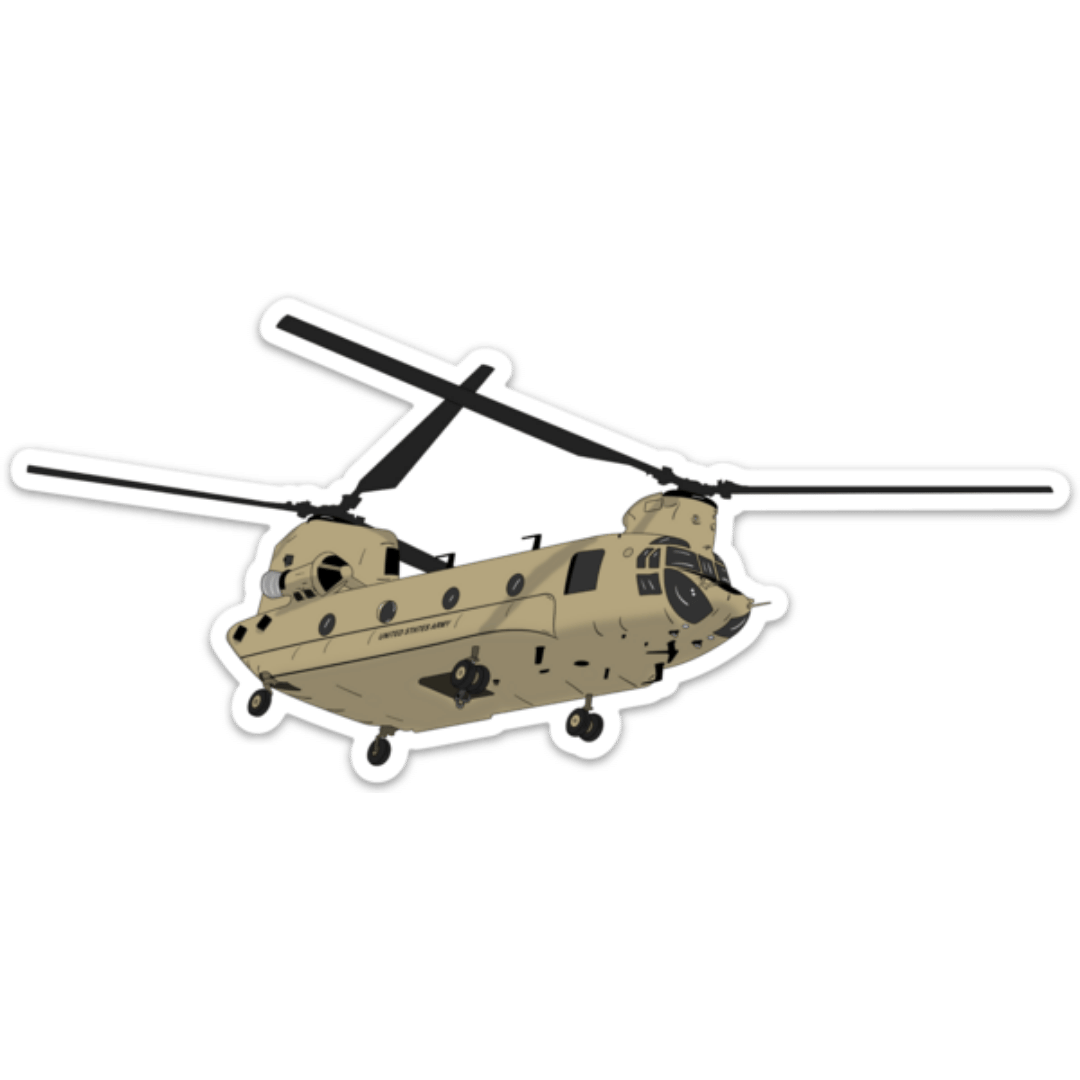 Happy Hooking - CH47 Sticker