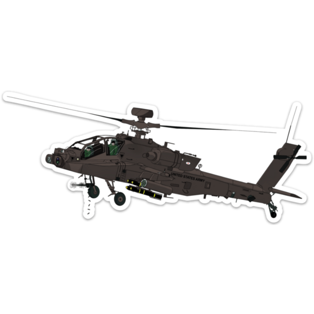 Happy Hunting - AH64 Sticker