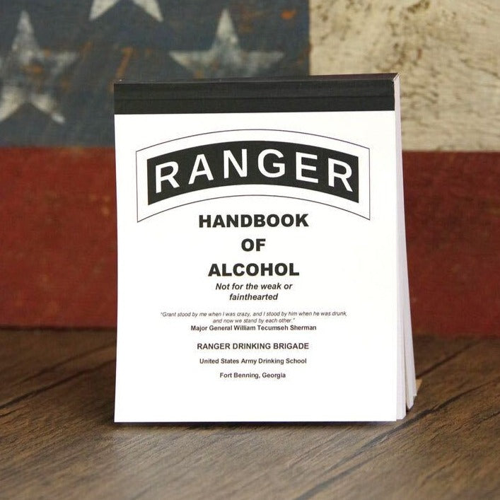Ranger Handbook Cocktail Book | Custom Aviation Apparel 